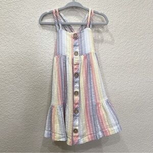 Tommy Bahama Girls' rainbow Striped cotton Sundress